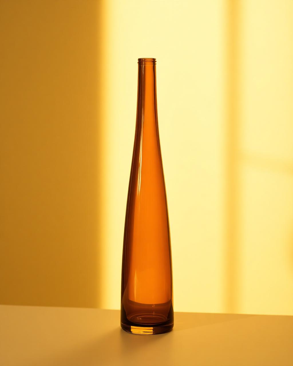 Amber Bottle Vase