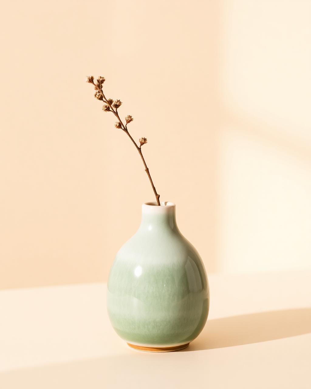 Reactive Glaze Bud Vase