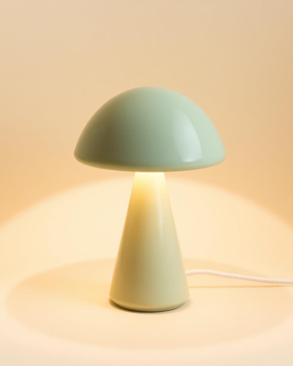Sage Mushroom Lamp