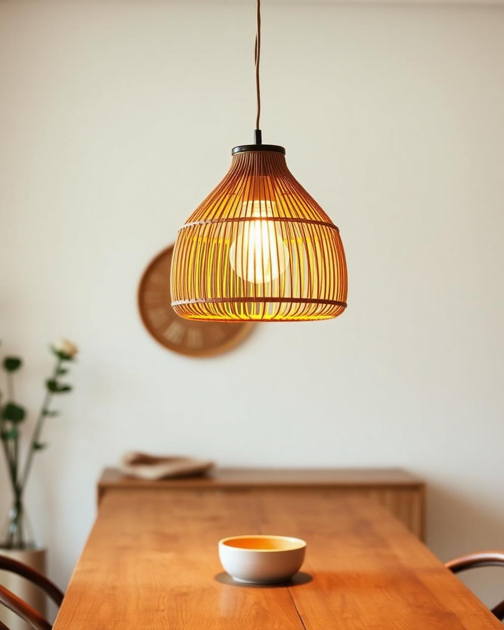 Rattan Pendant Light