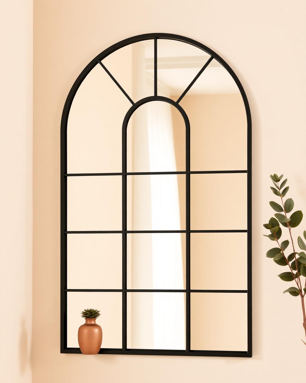 Window Pane Mirror